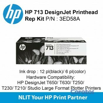 impresoras y scanners - CABEZAL HP 713 - 3ED58A - CABEZAL - PARA  DESIGNJE 1