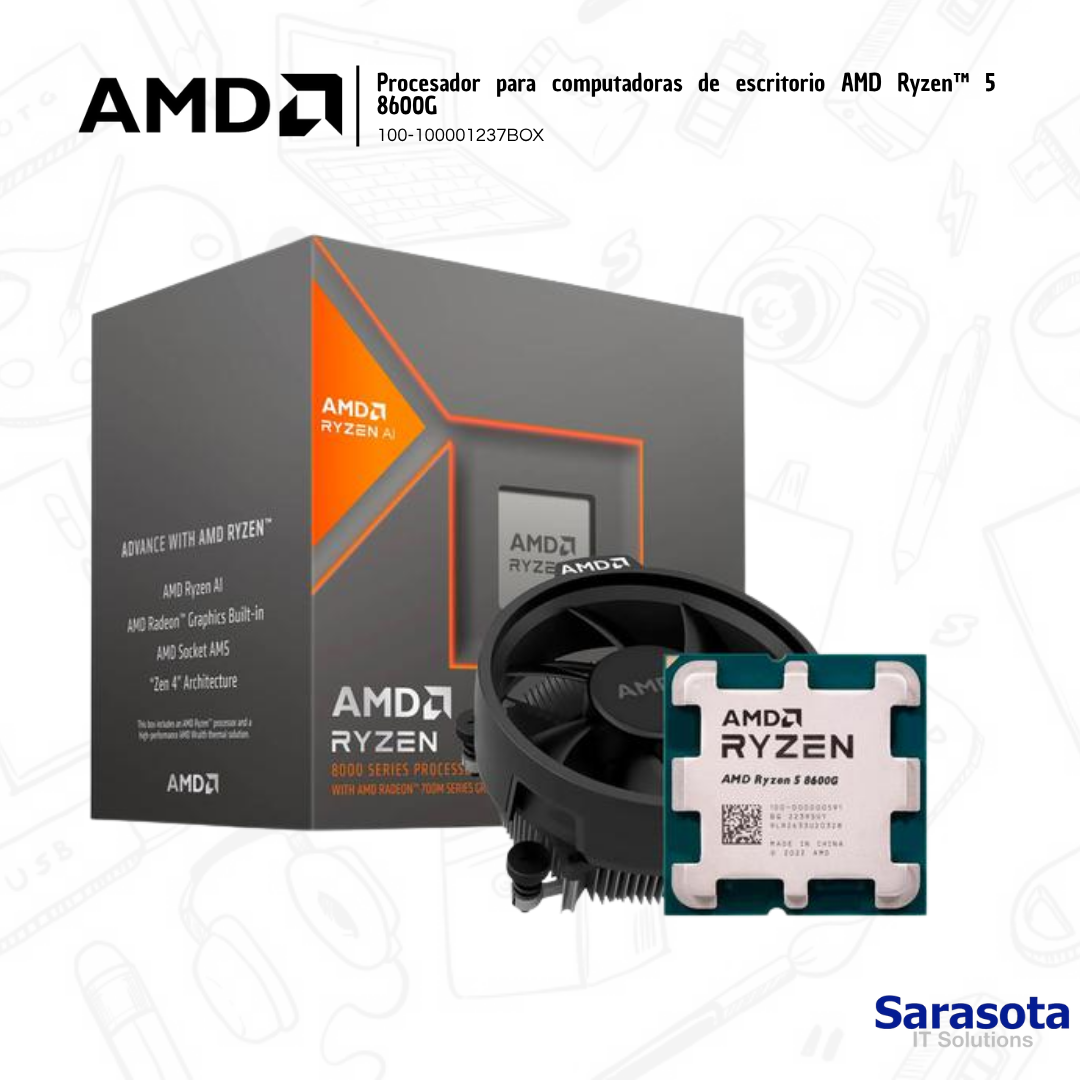 accesorios para electronica - AMD Procesador para computadoras 8600G 0