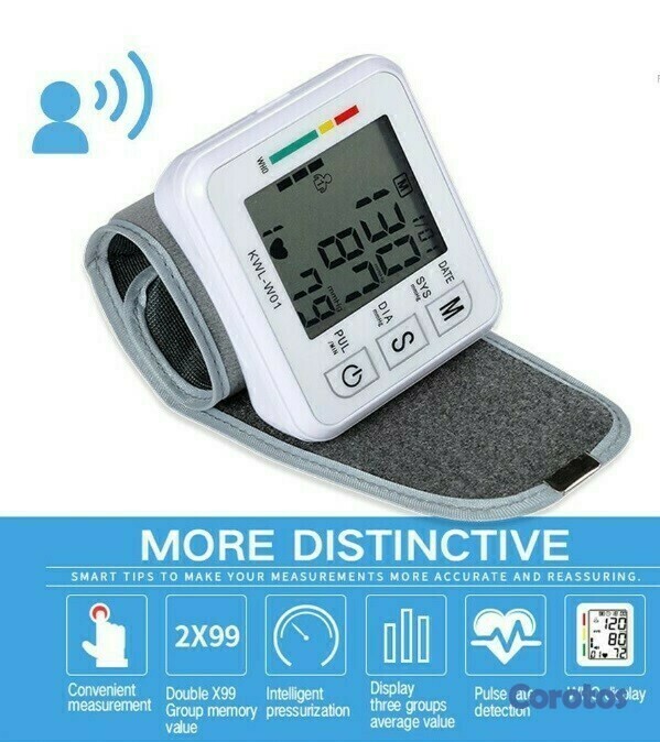 salud y belleza - Monitor de presión arterial mmHg - esfigmomanómetro de muñeca 1