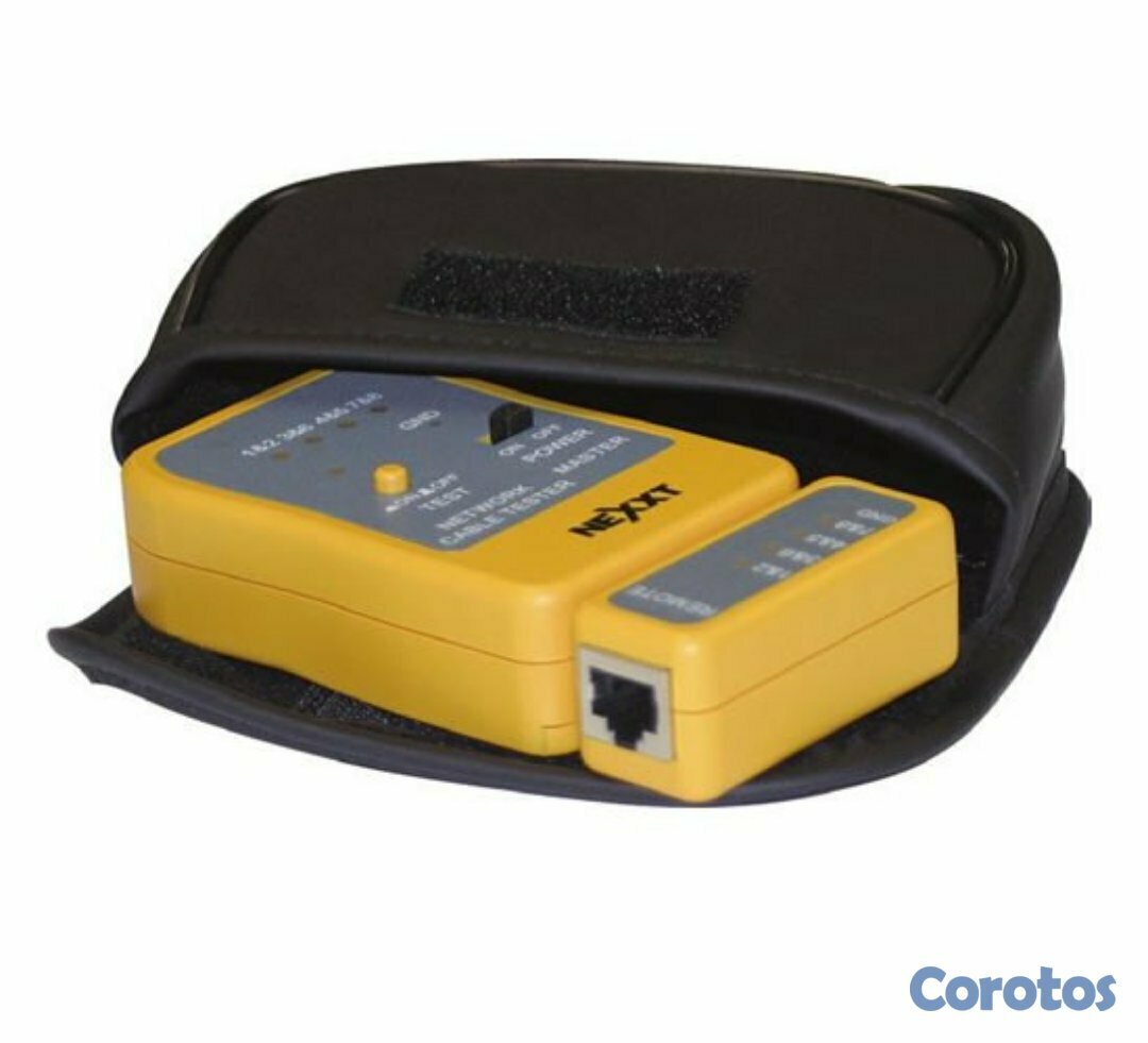 computadoras y laptops - PROBADOR DE CABLES NEXXT PARA REDES P/CONECTORES RJ45, RJ11, Y RJ12 INCLUYE UNID
