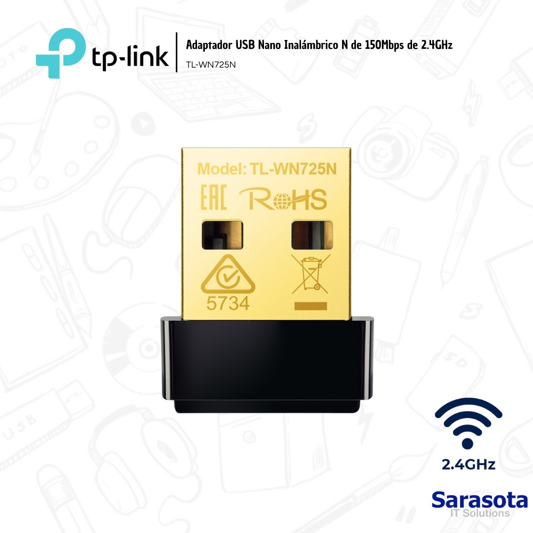 accesorios para electronica - Tp-Link antena USB WiFi TL-WN725N 1