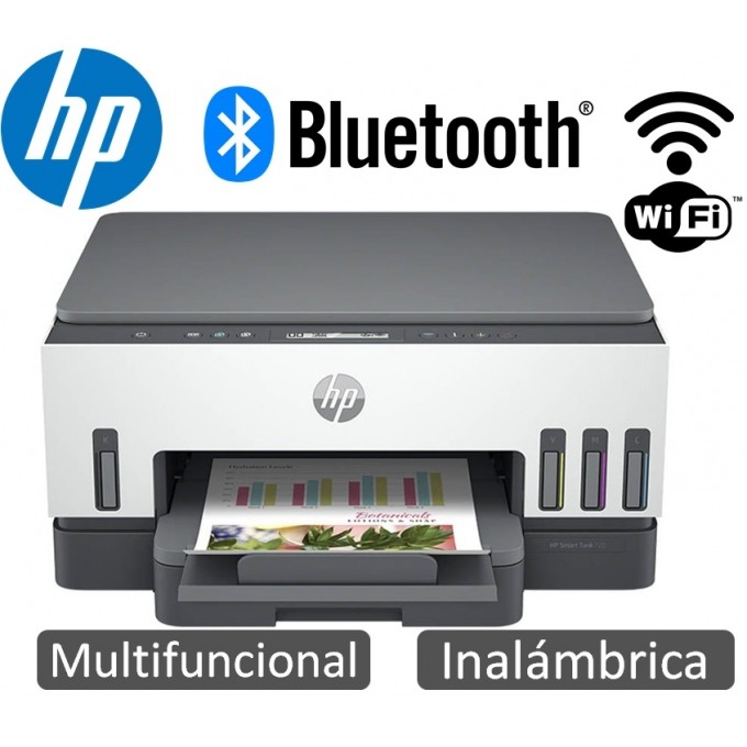 computadoras y laptops - TOTALMENTE NUEVA MULTIFUNCIONALHP SMART TANK 720 SISTEMA DE TINTA-WI-FI,BLUETOOT 1