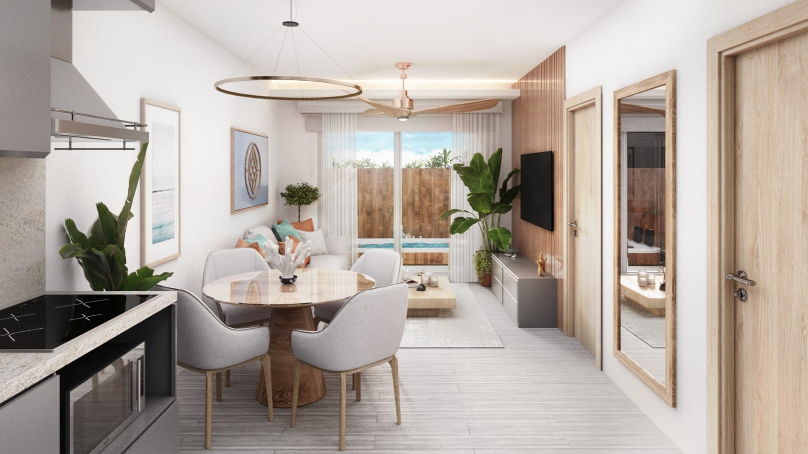 casas vacacionales y villas - Complejo Turistico de Apartamentos Hoteleros en Punta Cana  2