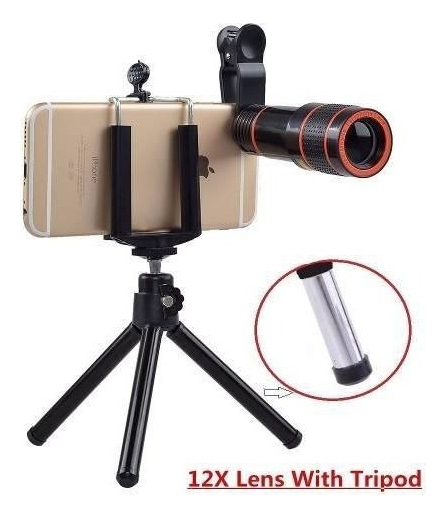 Salud y Equipamiento Médico - Zoom 12x Lente Teleobjetivo Apexel 4 En 1 iPhone Htc Huawei 4