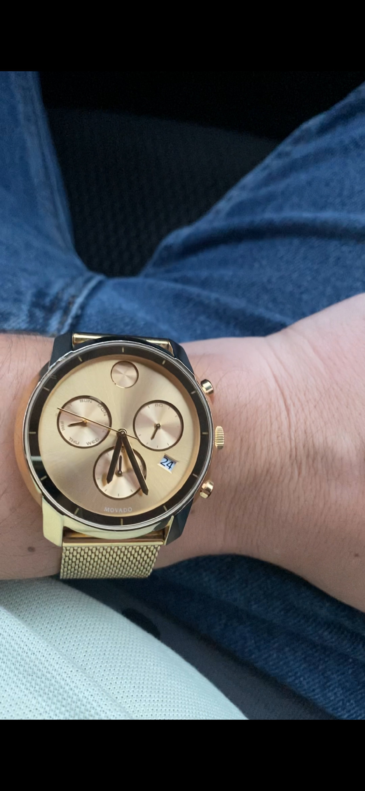 joyas, relojes y accesorios - Reloj Movado Bold chapado de Oro 18k  0