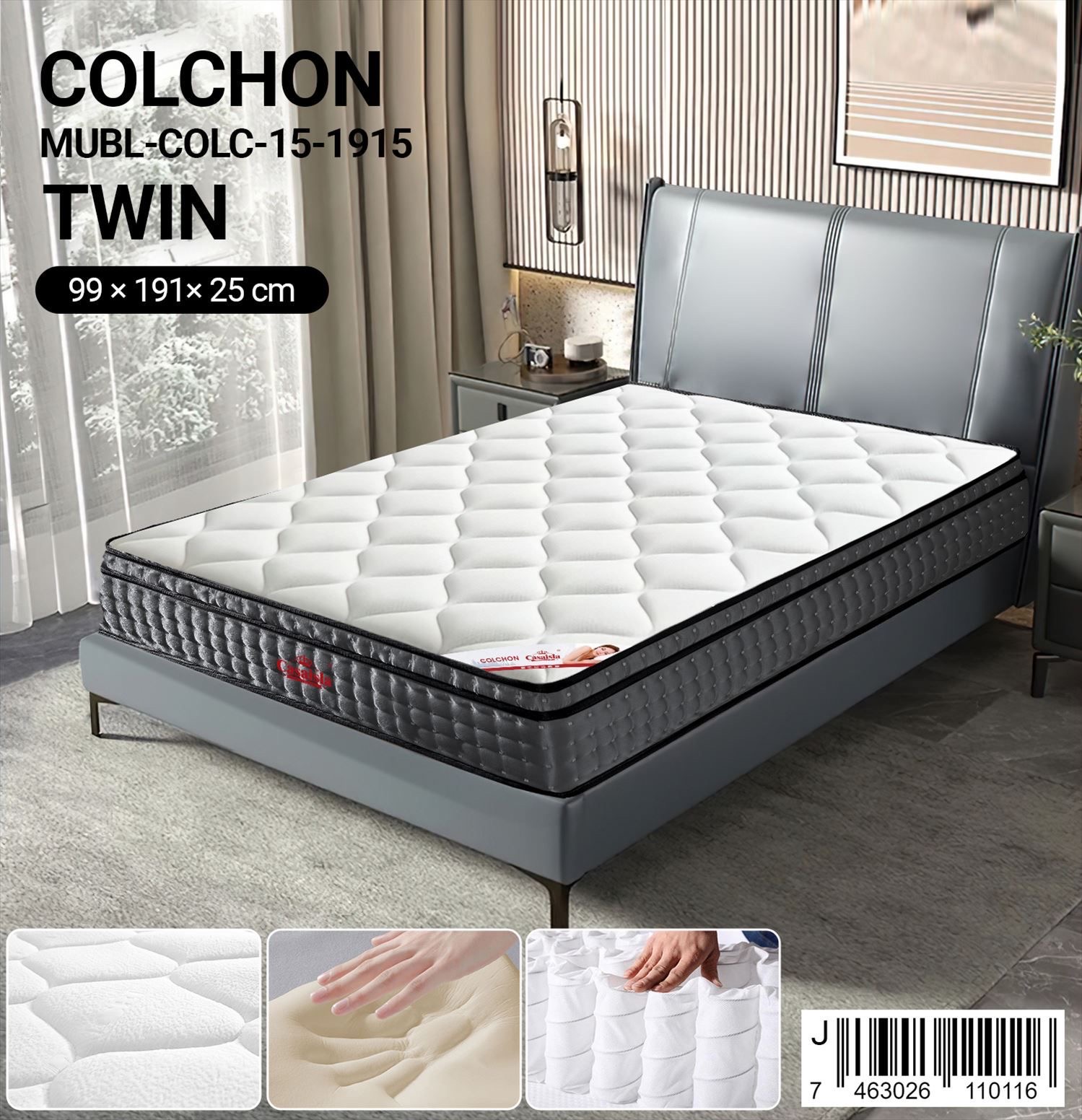 muebles y colchones - colchones a buen precio , somos tienda física  0