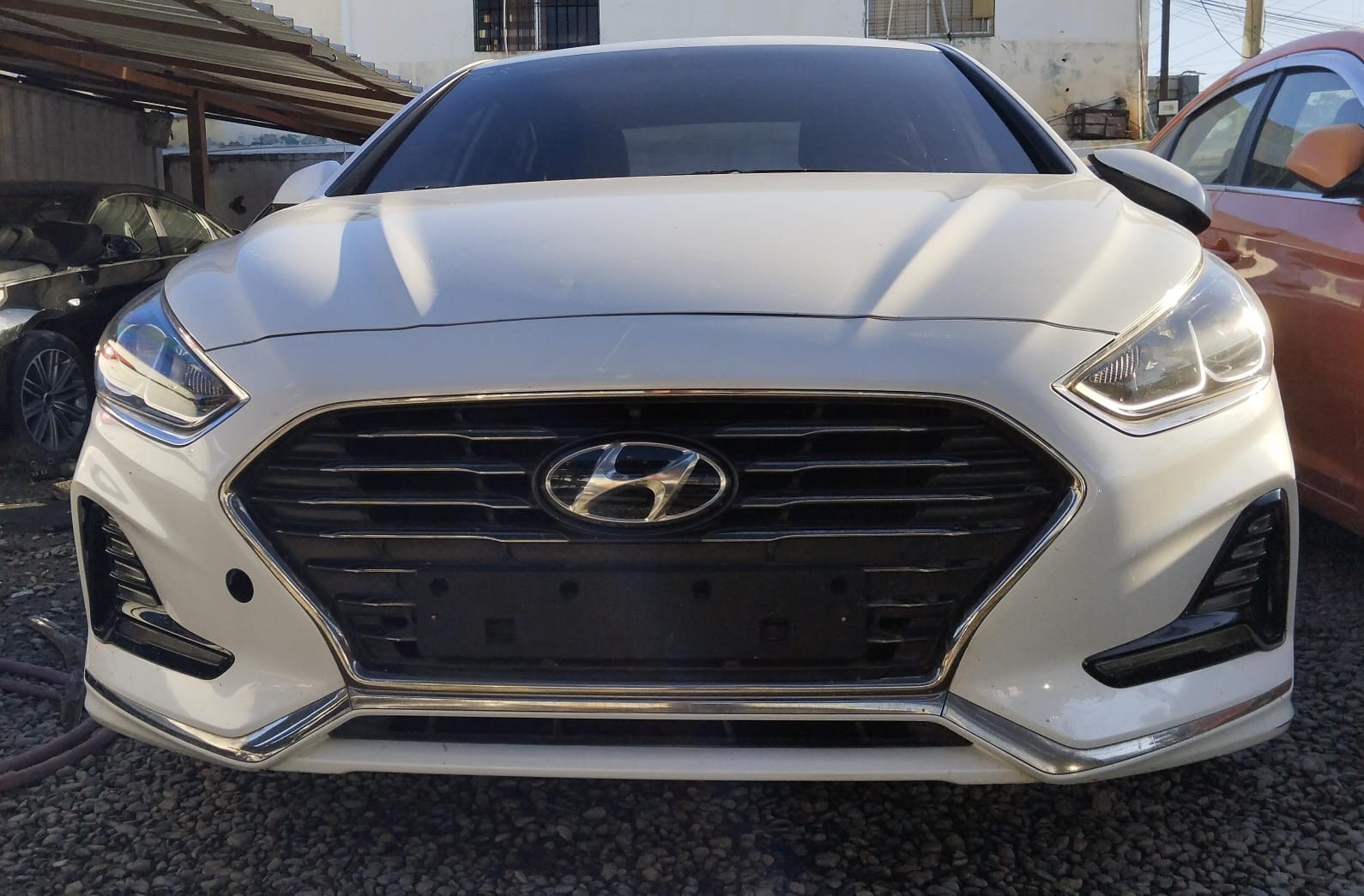 carros - HYUNDAI SONATA NEW RISE 2019 GRIS 1