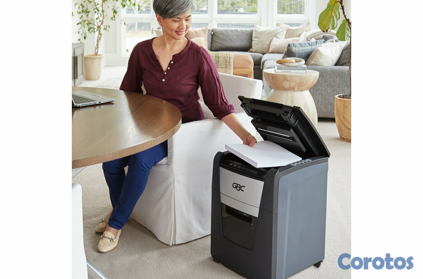 impresoras y scanners - TRITURADORA GBC 100X, CAPACIDAS 100 HOJA EN BANDEJ 3