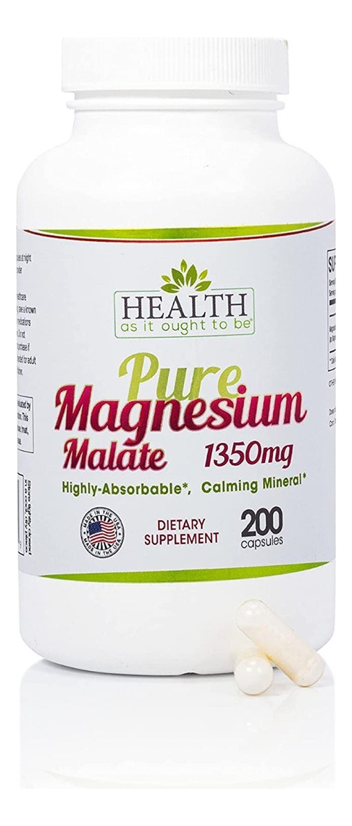 Salud y Equipamiento Médico - Malato De Magnesio  1350m Healt - - Unidad A $1587