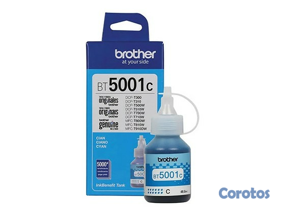 impresoras y scanners - BOTELLA DE TINTA BROTHER - BT5001C - CYAN - 48.8ML - PARA IMPRESORA DCP-T420 - T