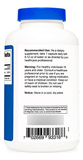 Salud y Equipamiento Médico - Vitamina B6 (piridoxina Hcl) 100 Mg, -nutricost  240 Capsula 3