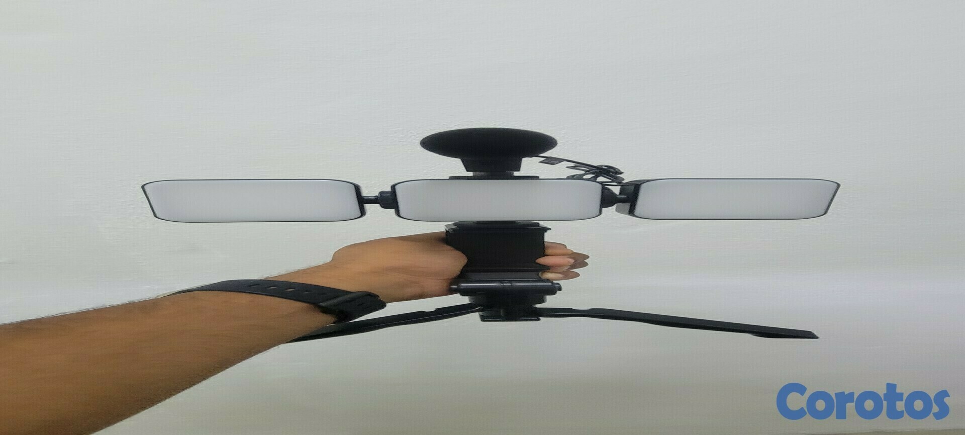 camaras y audio - Kit de video making AY-49 de 3 luces ideal para podcast y videos 4