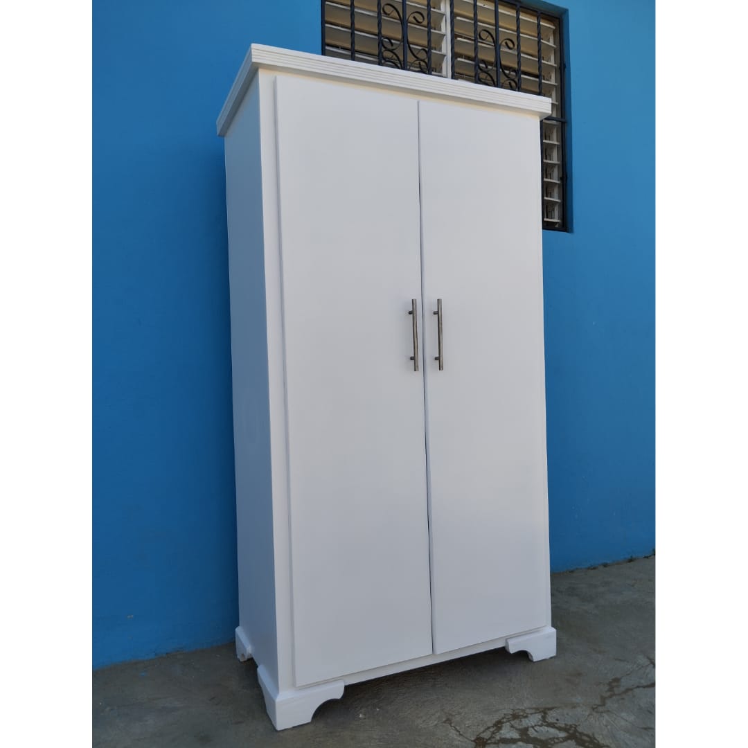 muebles y colchones - Ropero blanco pequeño  1