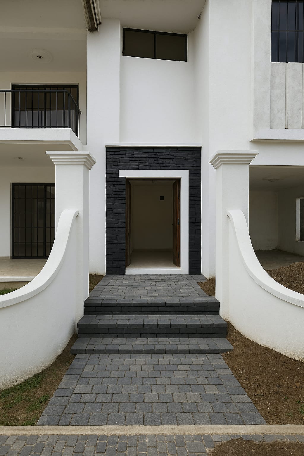 casas - Lic. Cruz vende propiedad con terminación, en Res. Villa Maria, Stgo. 1