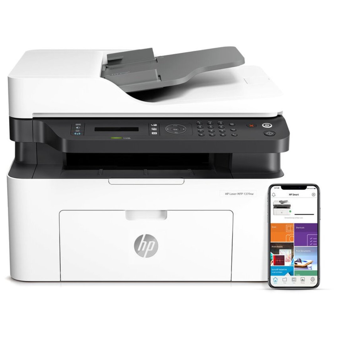 impresoras y scanners - MULTIFUNCIONAL LASER HP WI-FI LASERJET  MFP M137FNW IMPRESORA,ESCANER,COPIADORA 1