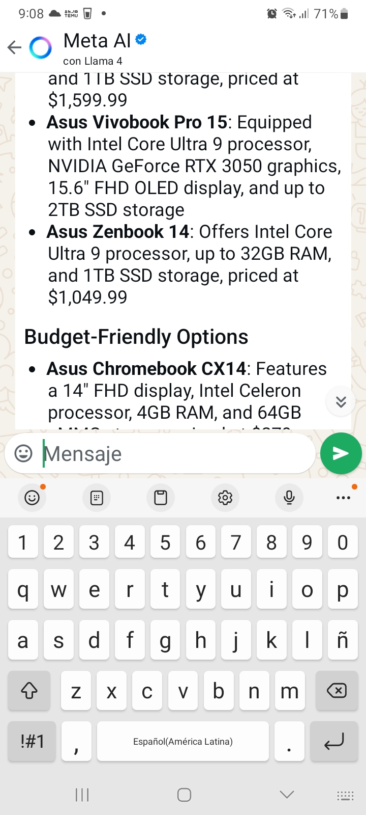 computadoras y laptops - vendo asus zenbook 14  5