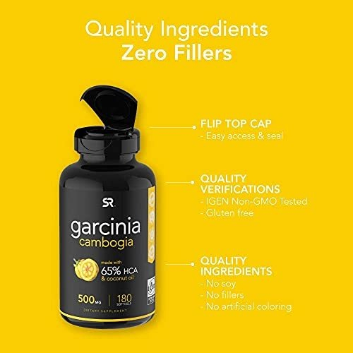 Salud y Equipamiento Médico - Extracto De Garcinia Cambogia (65% Hca) Con Aceite De Coco 3