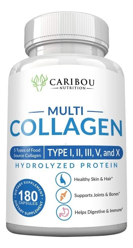 Salud y Equipamiento Médico - Colageno Multiple Tipo I, Ii, Iii, V Y X 180 Capsulas