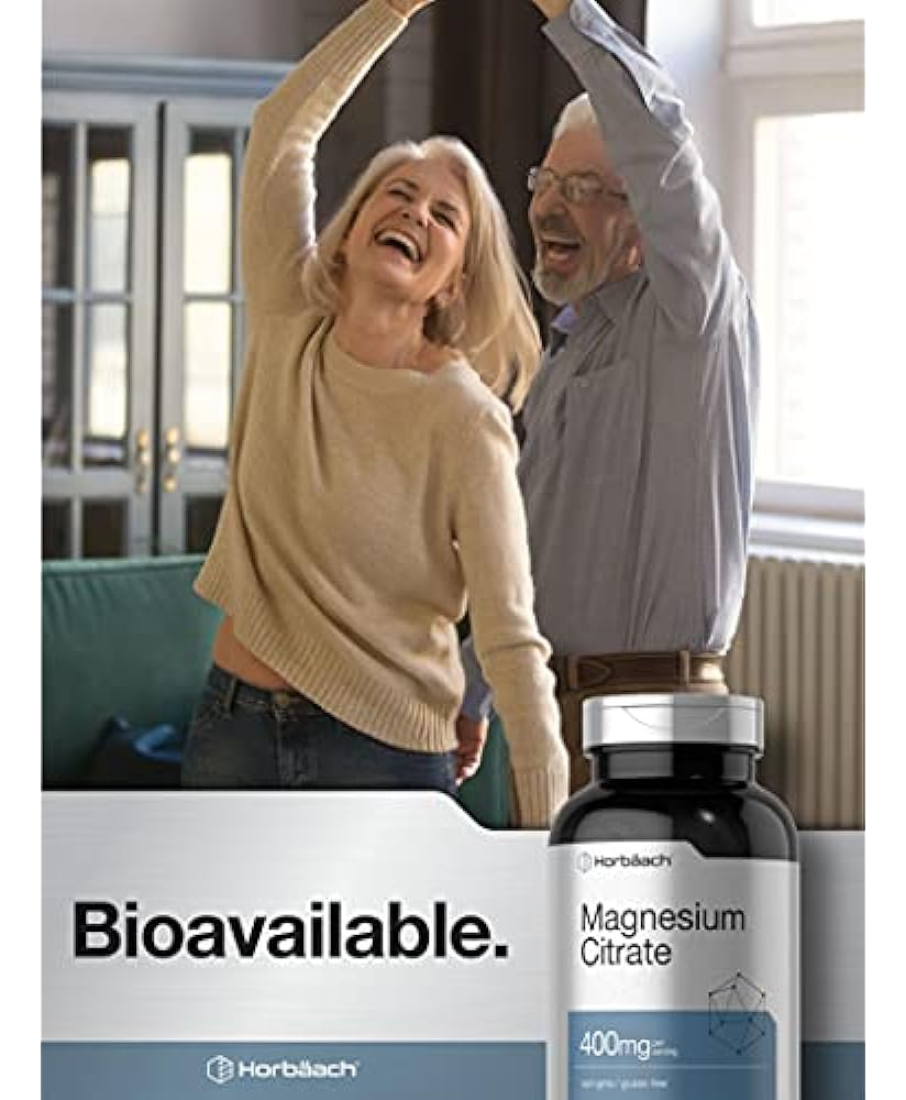 Salud y Equipamiento Médico - Citrato De Magnesio | 400 Mg | 200 Comprimidos Recubiertos | 4
