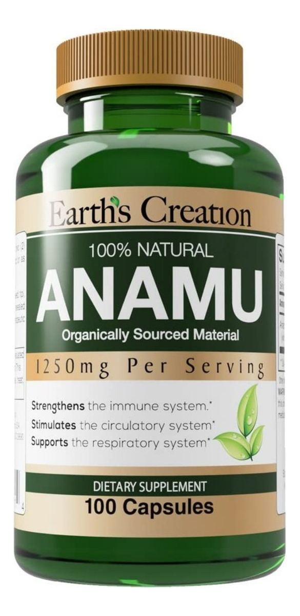 Salud y Equipamiento Médico - Anamu Earths Creation 1250 Mg - Un - Unidad A $2109 0