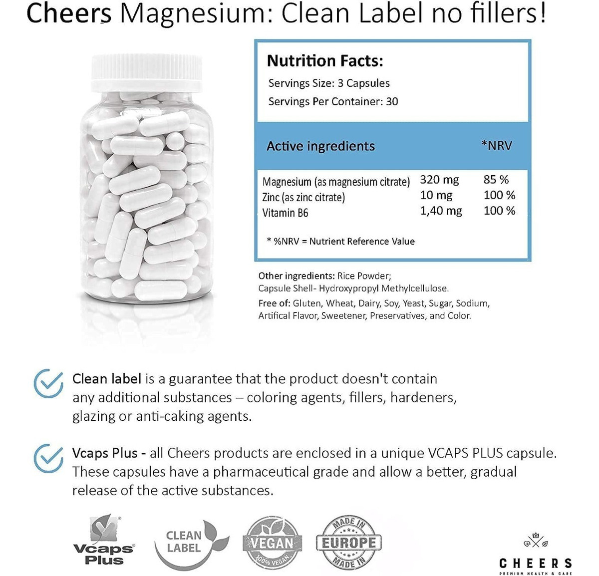 Salud y Equipamiento Médico - Citrato Magnesio Jw Lysak Cheer - - Unidad A $2567 1