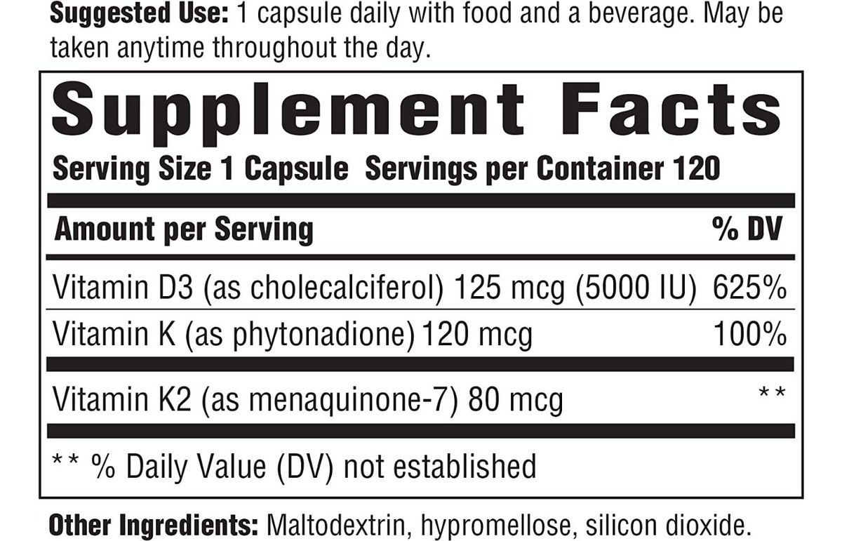 Salud y Equipamiento Médico - Vitamina D3 5000 Iu Megafood - Uni - Unidad A $3428 1