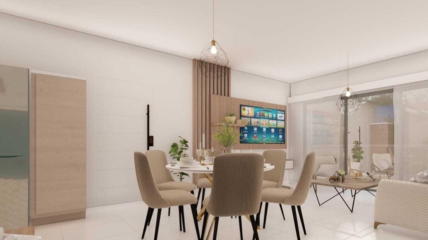apartamentos - Proyecto en venta Punta Cana #24-1465 un dormitorio, 1.5 baños, piscina, balcón. 2