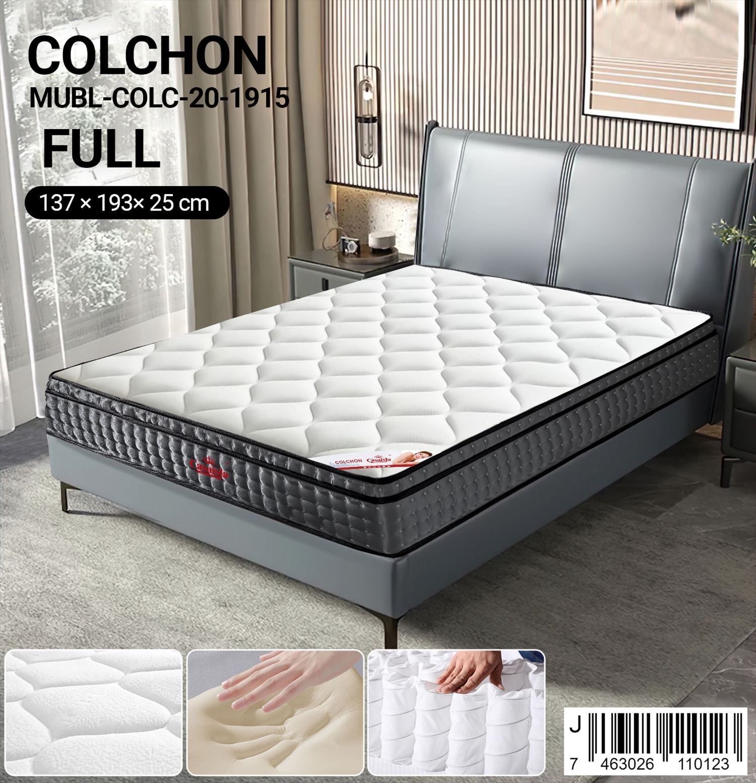 muebles y colchones - colchones a buen precio , somos tienda física  1
