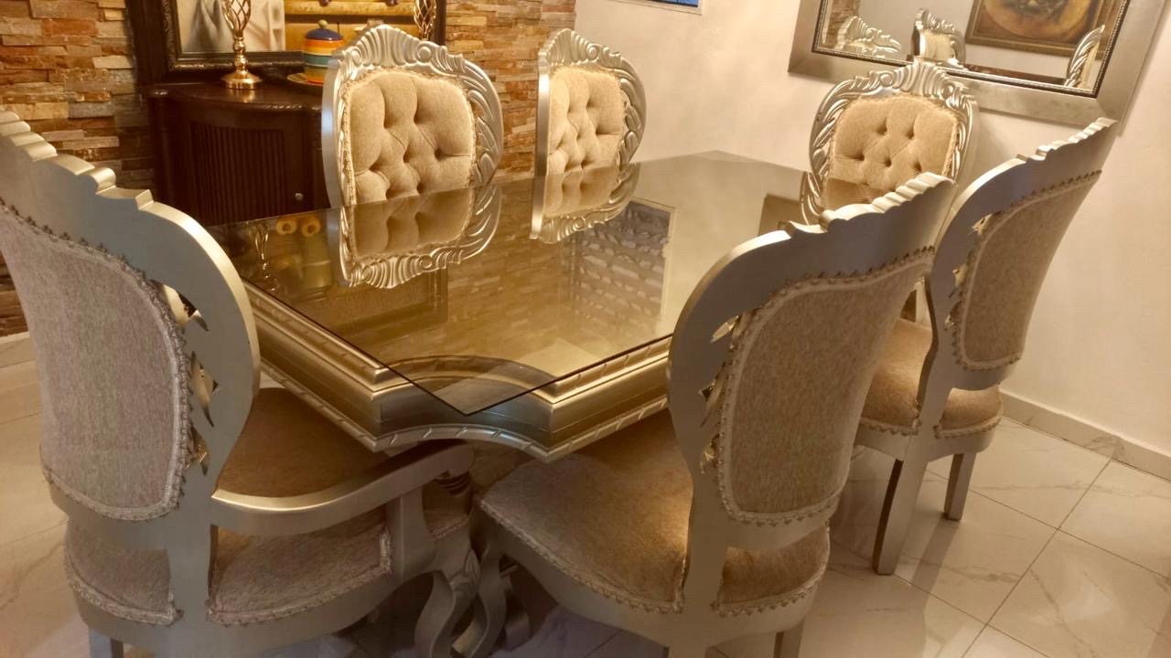 muebles y colchones - Comedor de Caoba  3