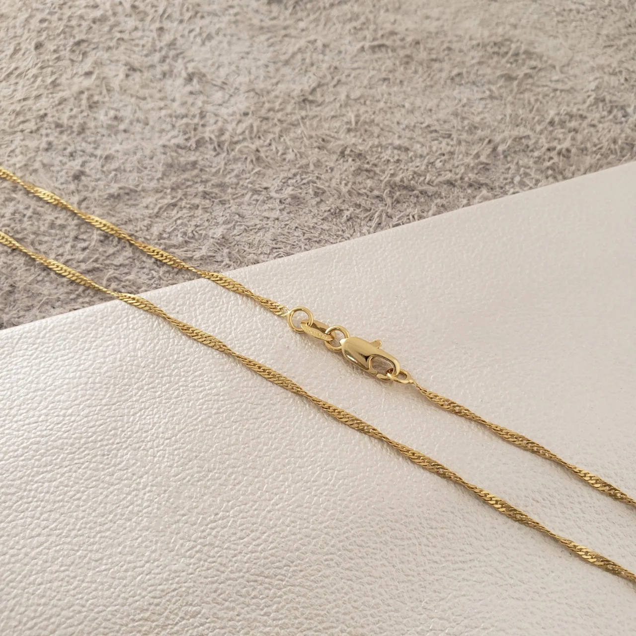 joyas, relojes y accesorios - cadena singapur de 45cm 1
