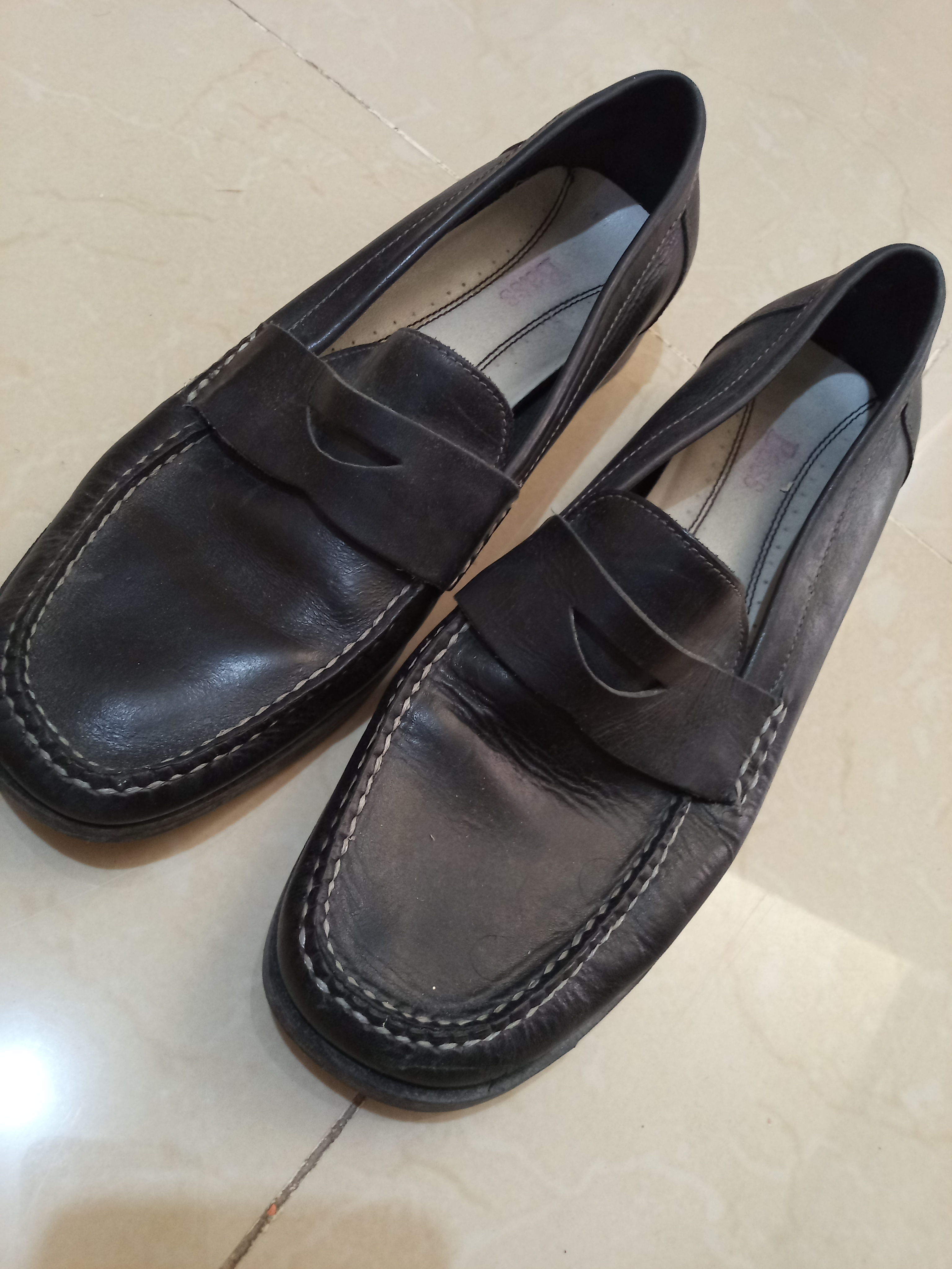zapatos para hombre - Zapatos Mocasines de hombre, marca Bass, de piel, size 10M. 4
