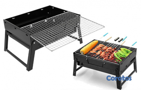 herramientas, jardines y exterior - MINI BBQ PORTATIL A CARBON– ASADOR PARA PARRILLADA 1