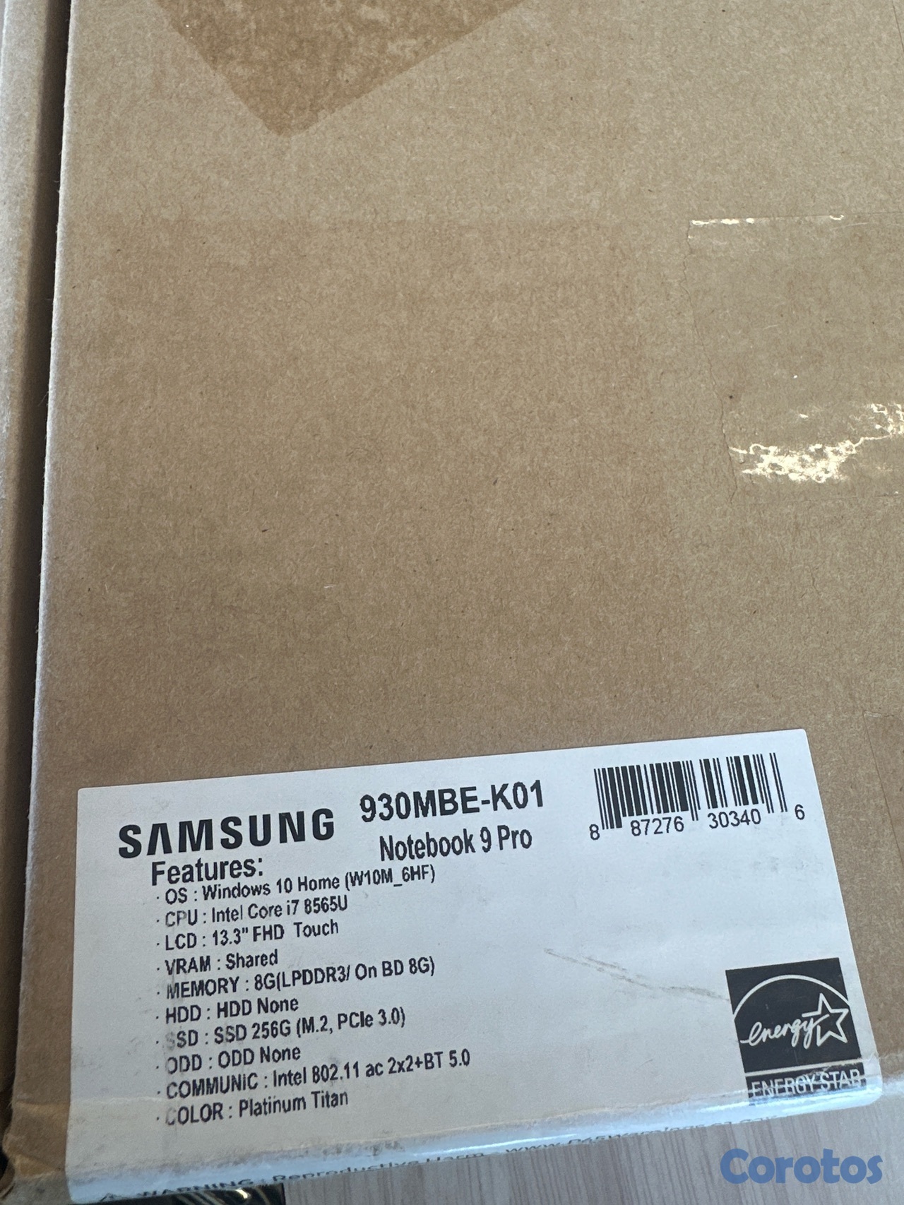 computadoras y laptops - SAMSUNG NOTEBOOK 9 PRO 13.3" TOUCH i7-8565U 8GB RAM 256GB SSD SILVER  2