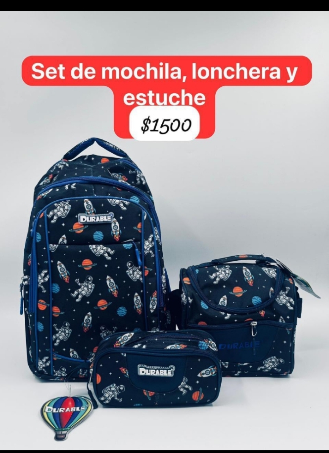 carteras y maletas - Set de Mochila 