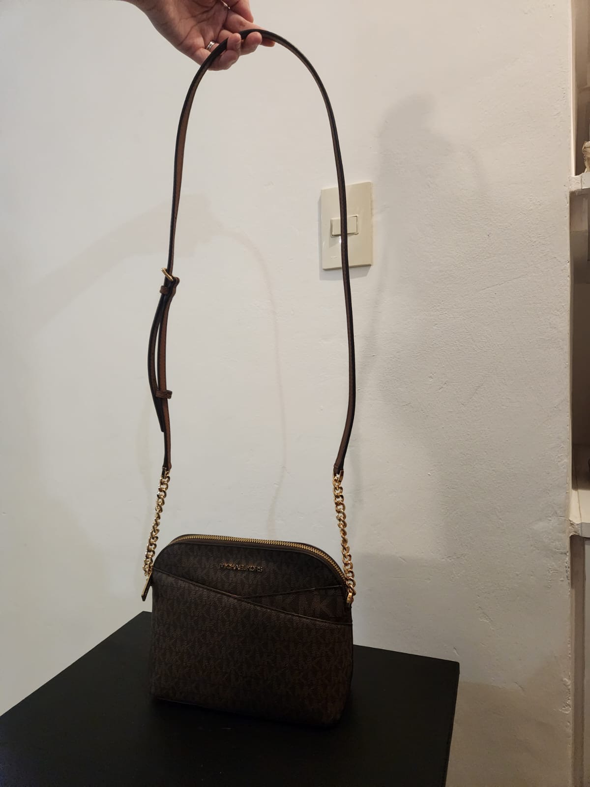 carteras y maletas - Cartera Original Michael Kors - Crossbody (Marrón) 2