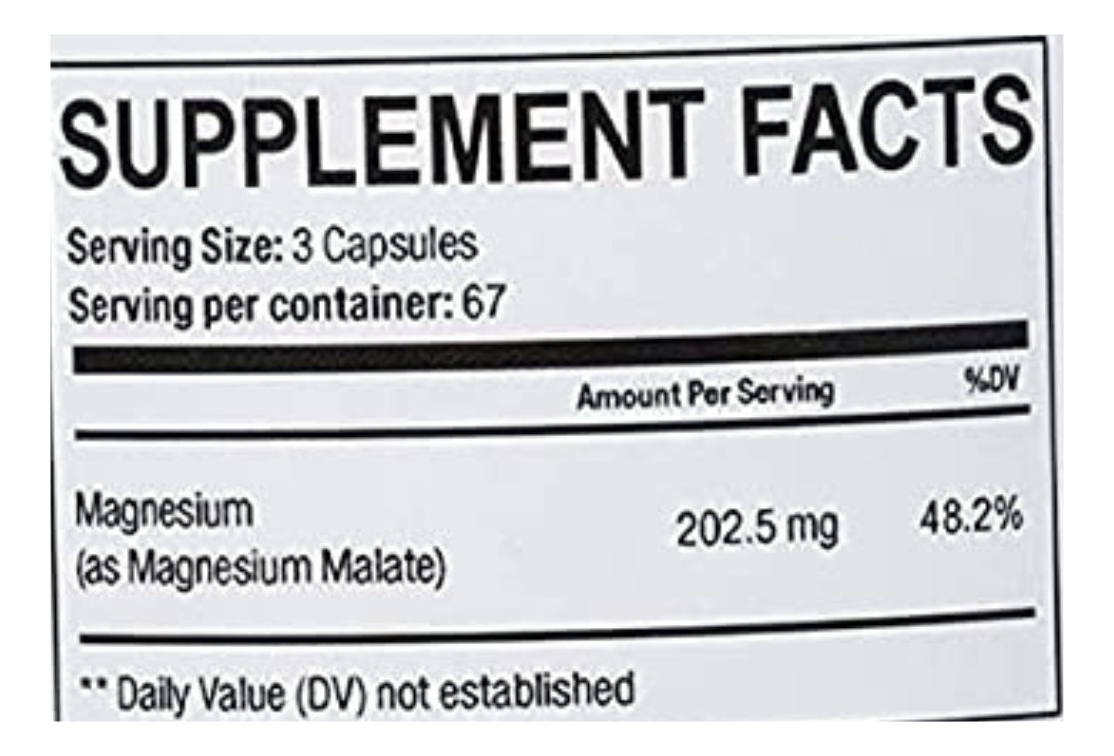 Salud y Equipamiento Médico - Malato De Magnesio  1350m Healt - - Unidad A $1587 1