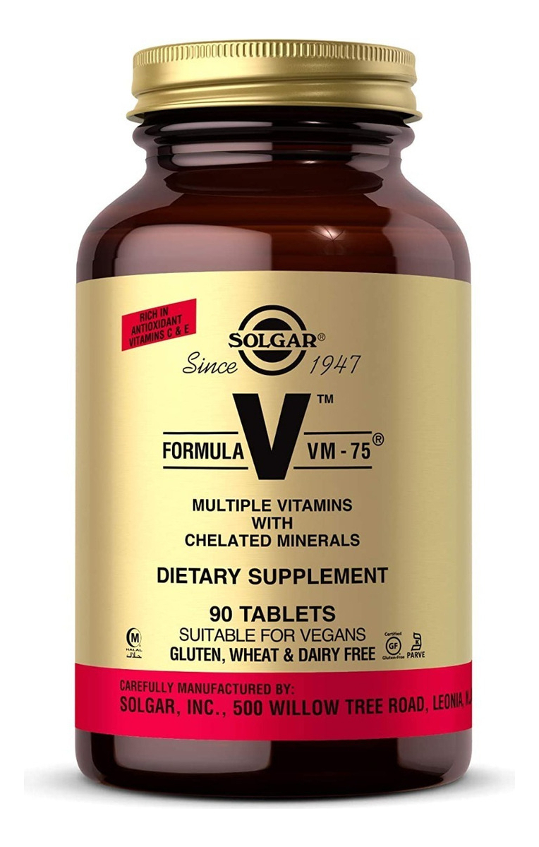 Salud y Equipamiento Médico - Multivitaminico Formula Vm-75 Con Minerales Quelados 90 Tab 0