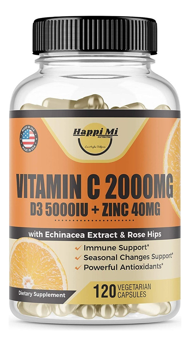 Salud y Equipamiento Médico - Vitamina C Happi Mi Nut 2000mg 0