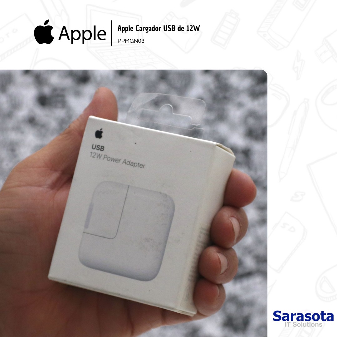 accesorios para electronica -  Adaptador fuente de corriente USB de 12W de Apple 0