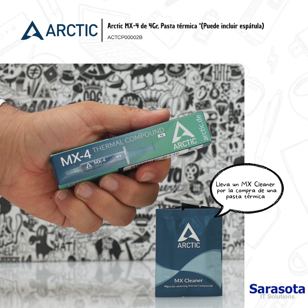 accesorios para electronica - Pasta térmica Arctic MX-4 de 4gr. mas regalo  1