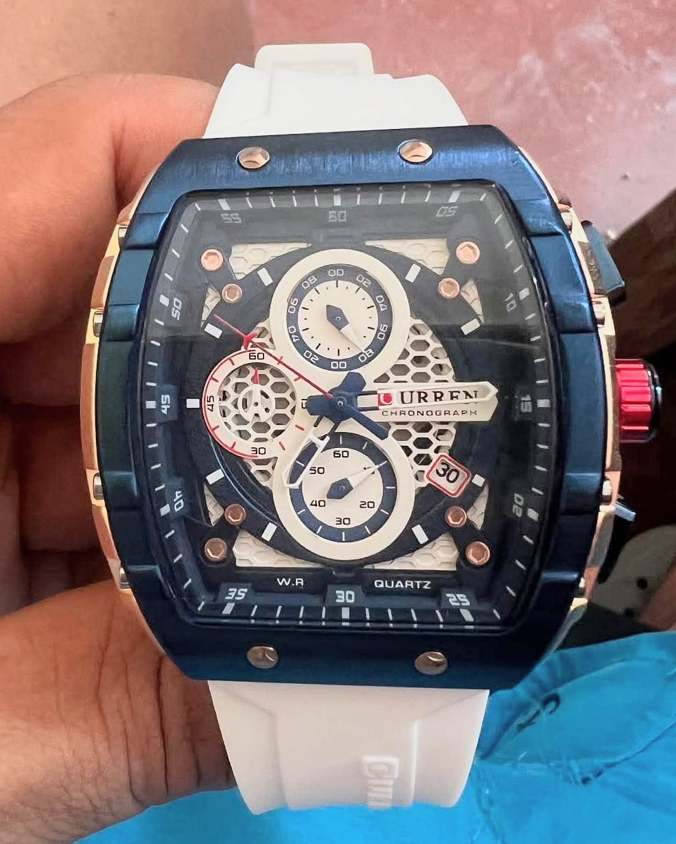 joyas, relojes y accesorios -  Reloj Curren militar deportivo Cronografo fechero 0