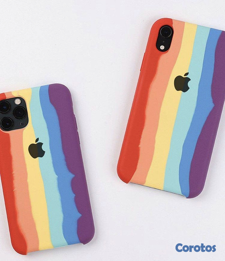 accesorios para electronica - COVER ARCOIRIS iPHONE  4