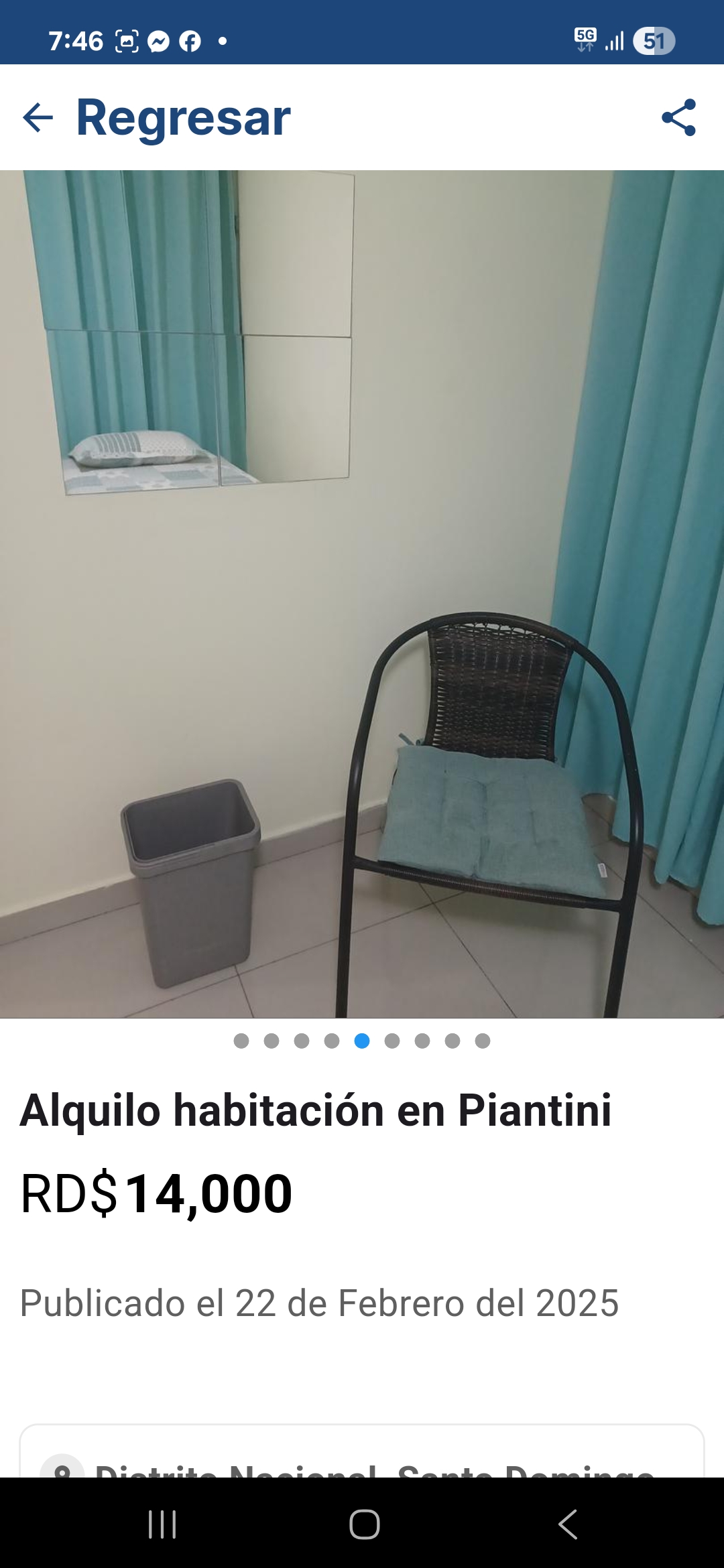 apartamentos - Alquilo Habitacion  4