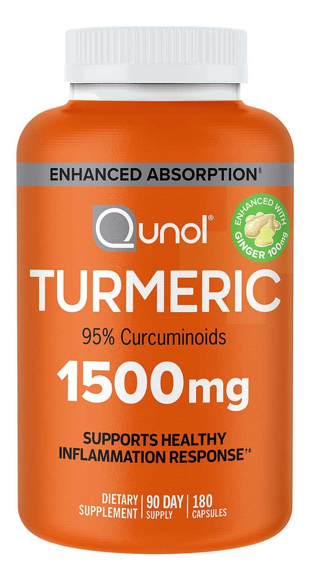 Salud y Equipamiento Médico - Cúrcuma Turmeric Qunol 1500 Mg
