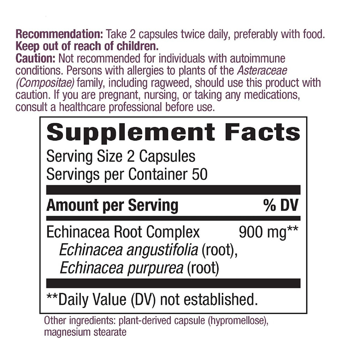 Salud y Equipamiento Médico - Equinacea 900 Mg Nature S Way 1