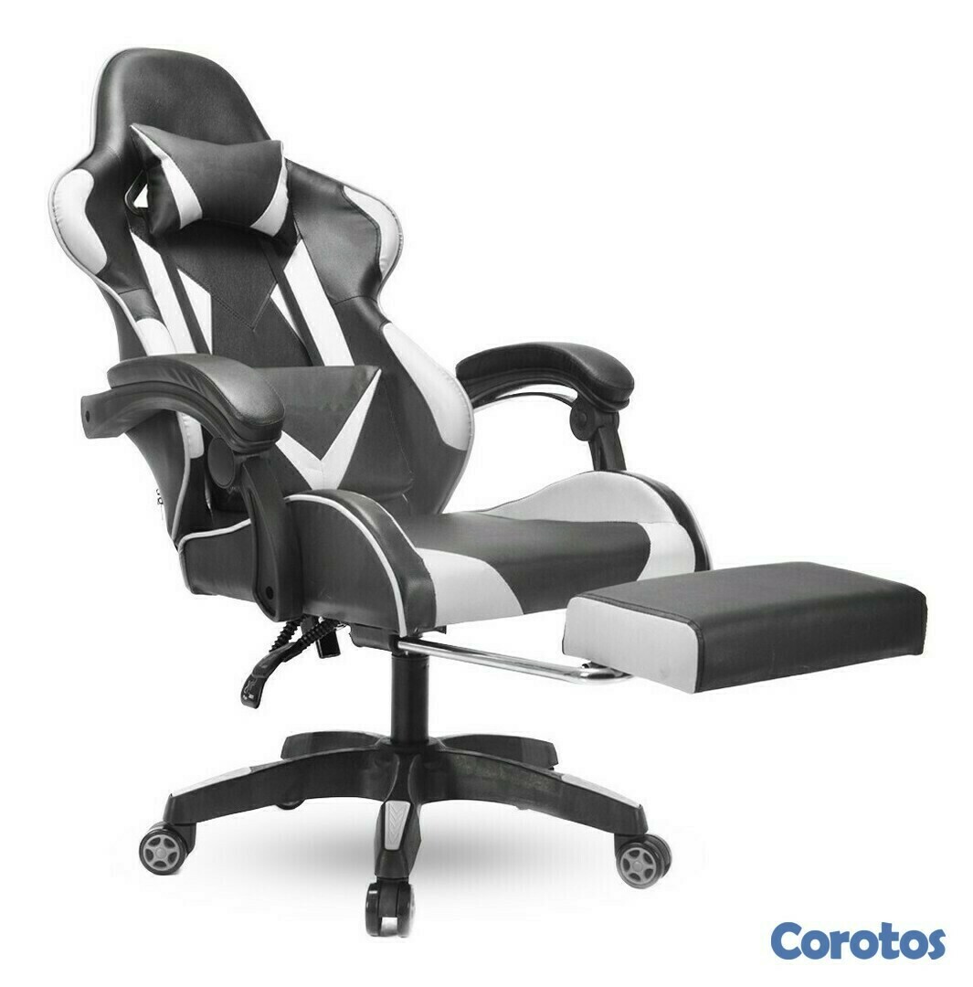 muebles y colchones - SILLA GAMER  HG-F-EC2 ROJA,AZUL Y BLANCA 1