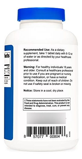 Salud y Equipamiento Médico - Cloruro De Sodio Nutricost 1000mg 240 Cap Nutricost 2