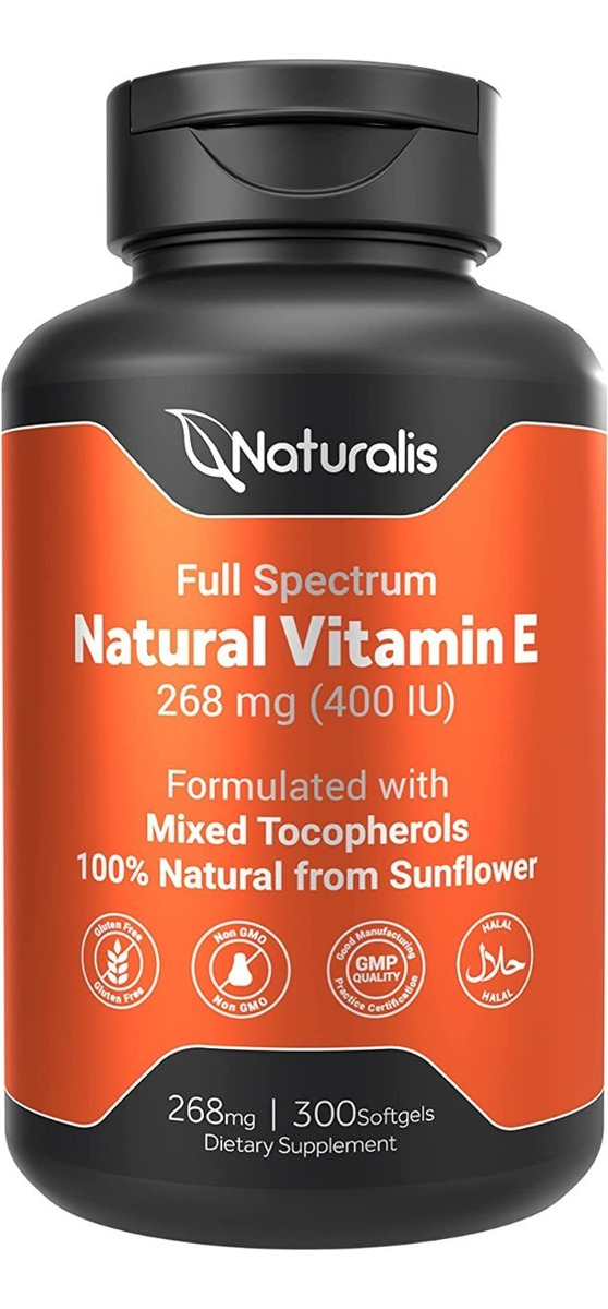 Salud y Equipamiento Médico - Vitamin E 400iu Naturalis - Unidad - Unidad A $1138 0