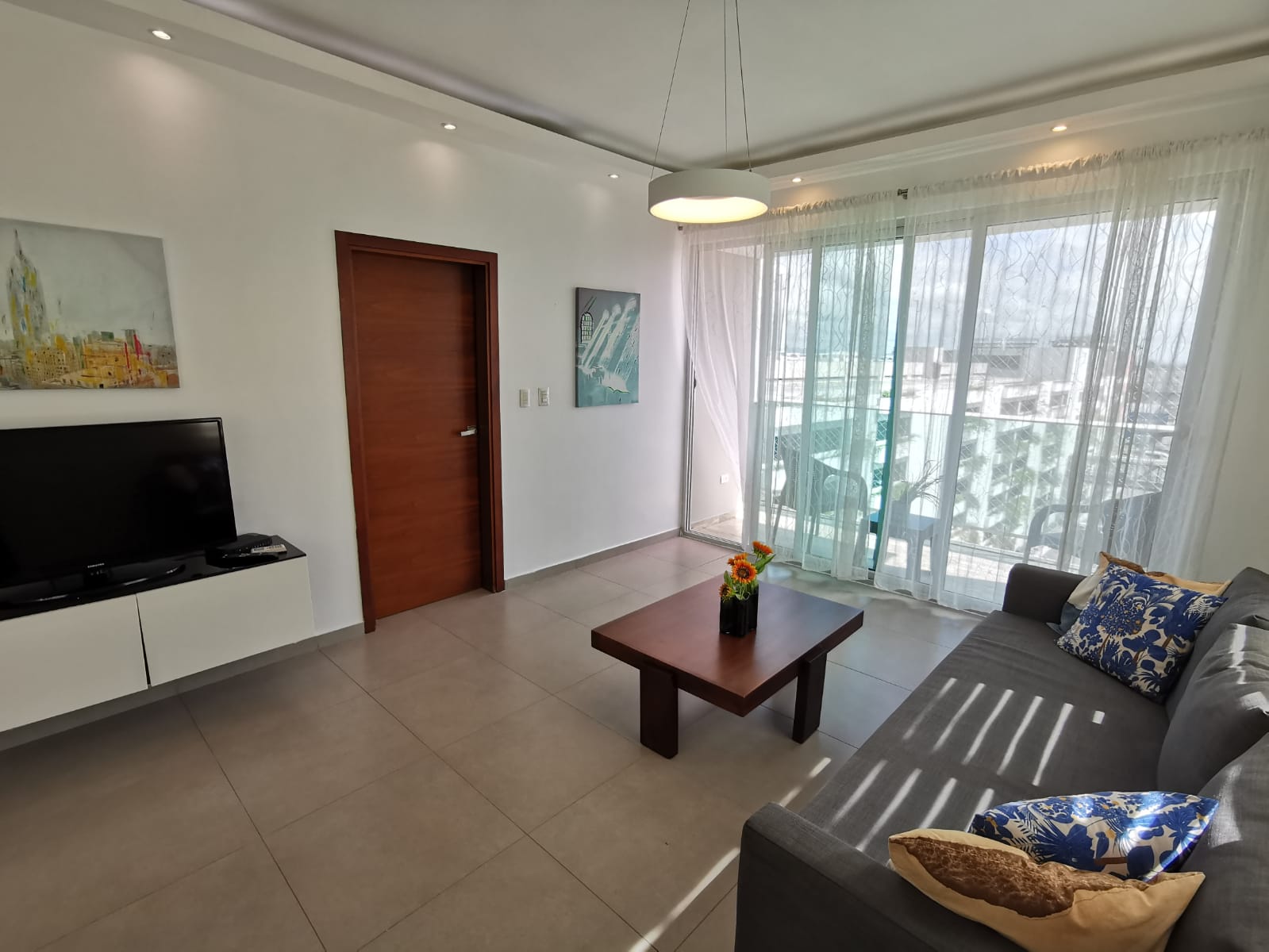 apartamentos - Vendo apartamento Amueblado en serralles 5