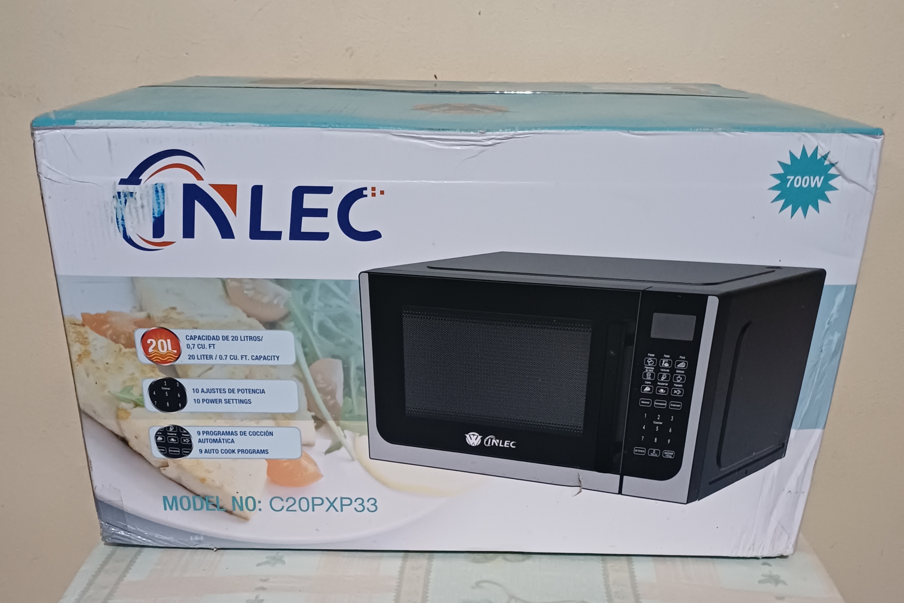 electrodomesticos - microonda inlec de 20 litros 0